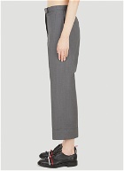 Tailored Cropped Pants in Grey