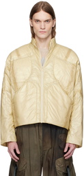 A. A. Spectrum Yellow Transfo Convertible Down Jacket