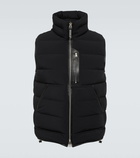 Tom Ford Leather-trimmed down vest