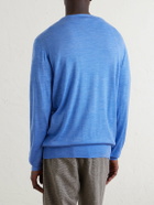 William Lockie - Merino Wool Sweater - Blue