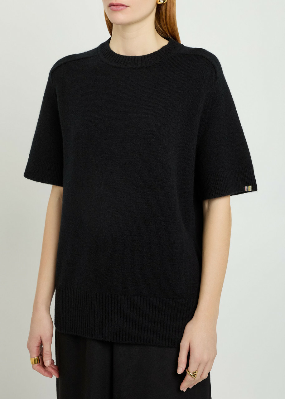 Extreme Cashmere N°454 Scott Cashmere-blend top - Black - One Size