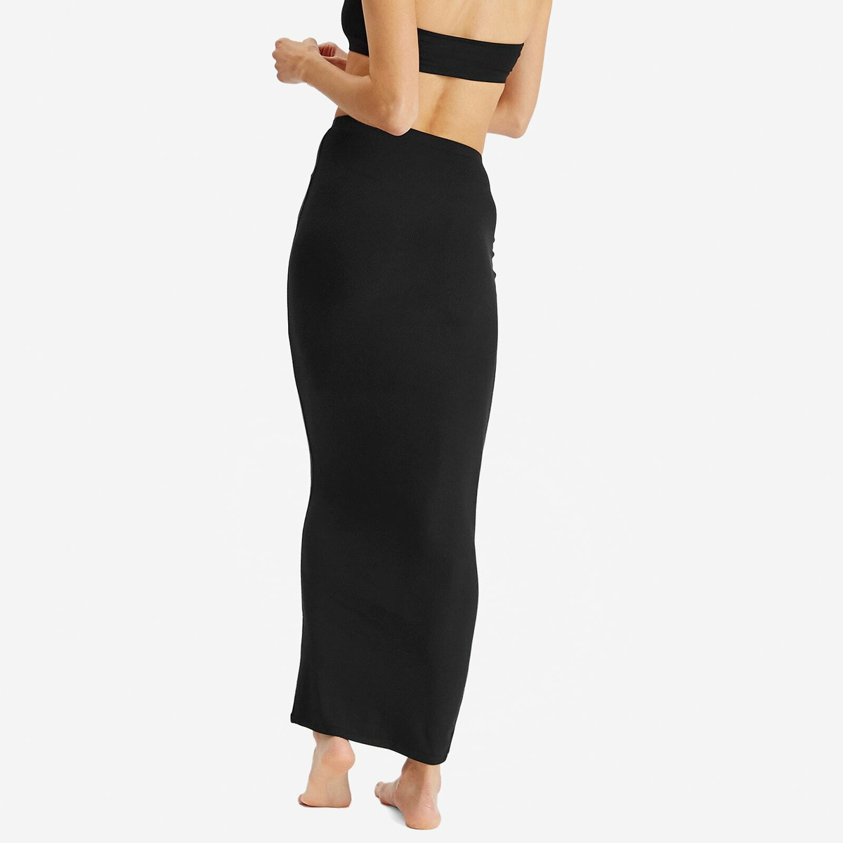 SKIMS Women's Soft Lounge Long Skirt in Onyx
