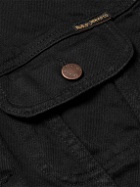Nudie Jeans - Danny Logo-Embroidered Denim Jacket - Black