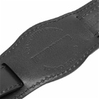 Neighborhood Men's Leather Watch Band in Black