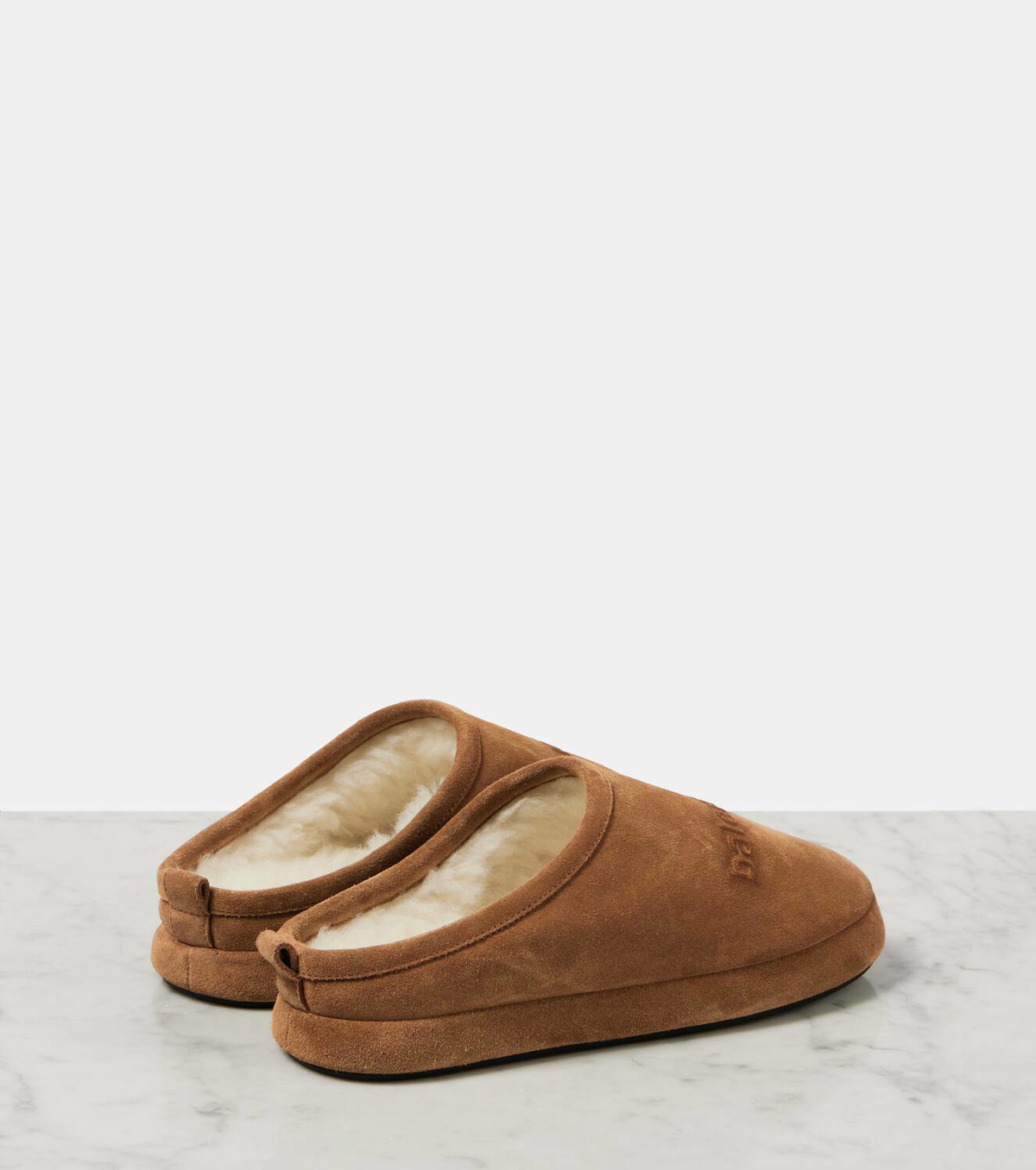 サンダル・ミュール Balenciaga Black Suede Alaska Soft Slippers Balenciaga Slides Alaska | Men's Shoes | Vitkac