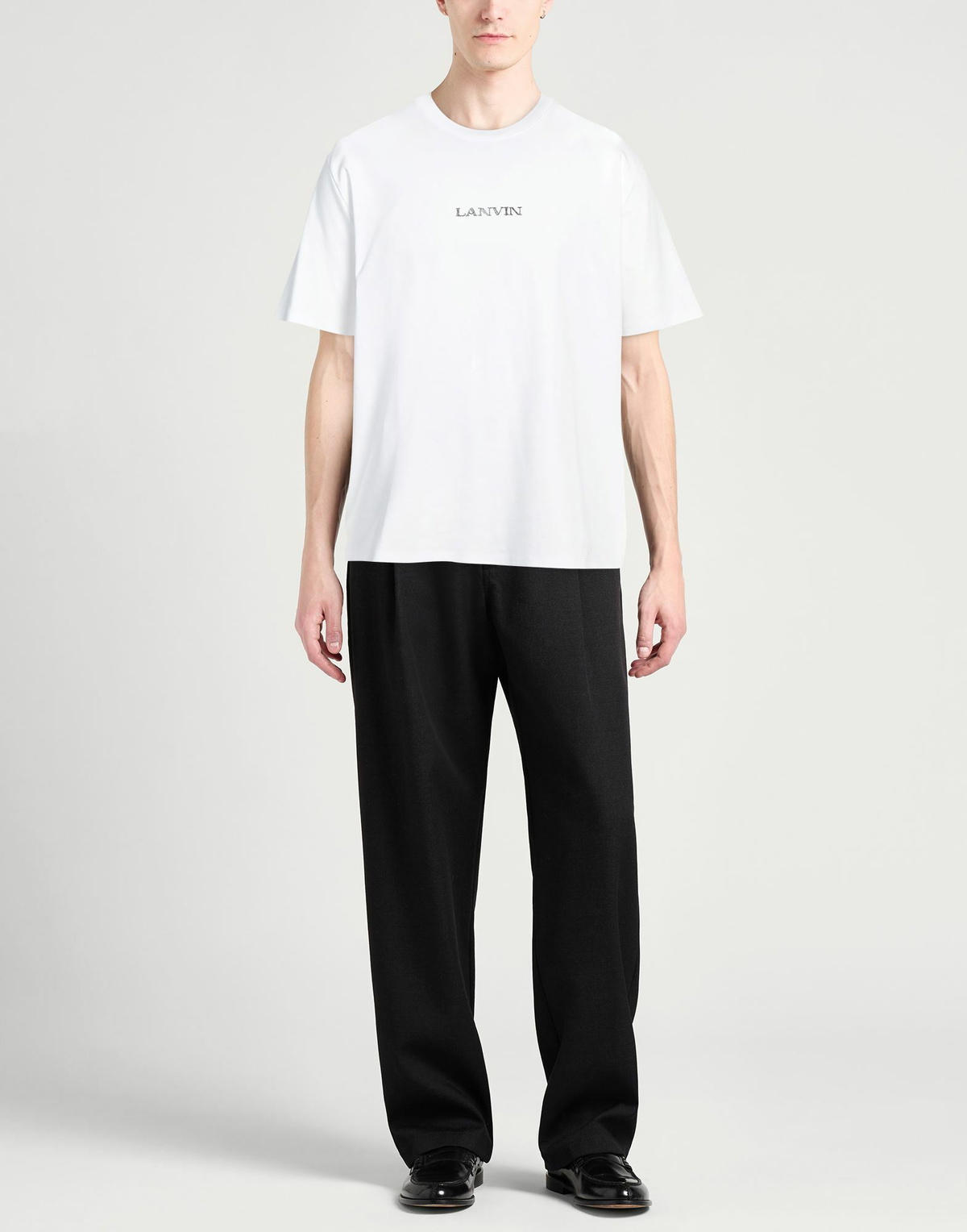 Lanvin Mens T-shirt in White
