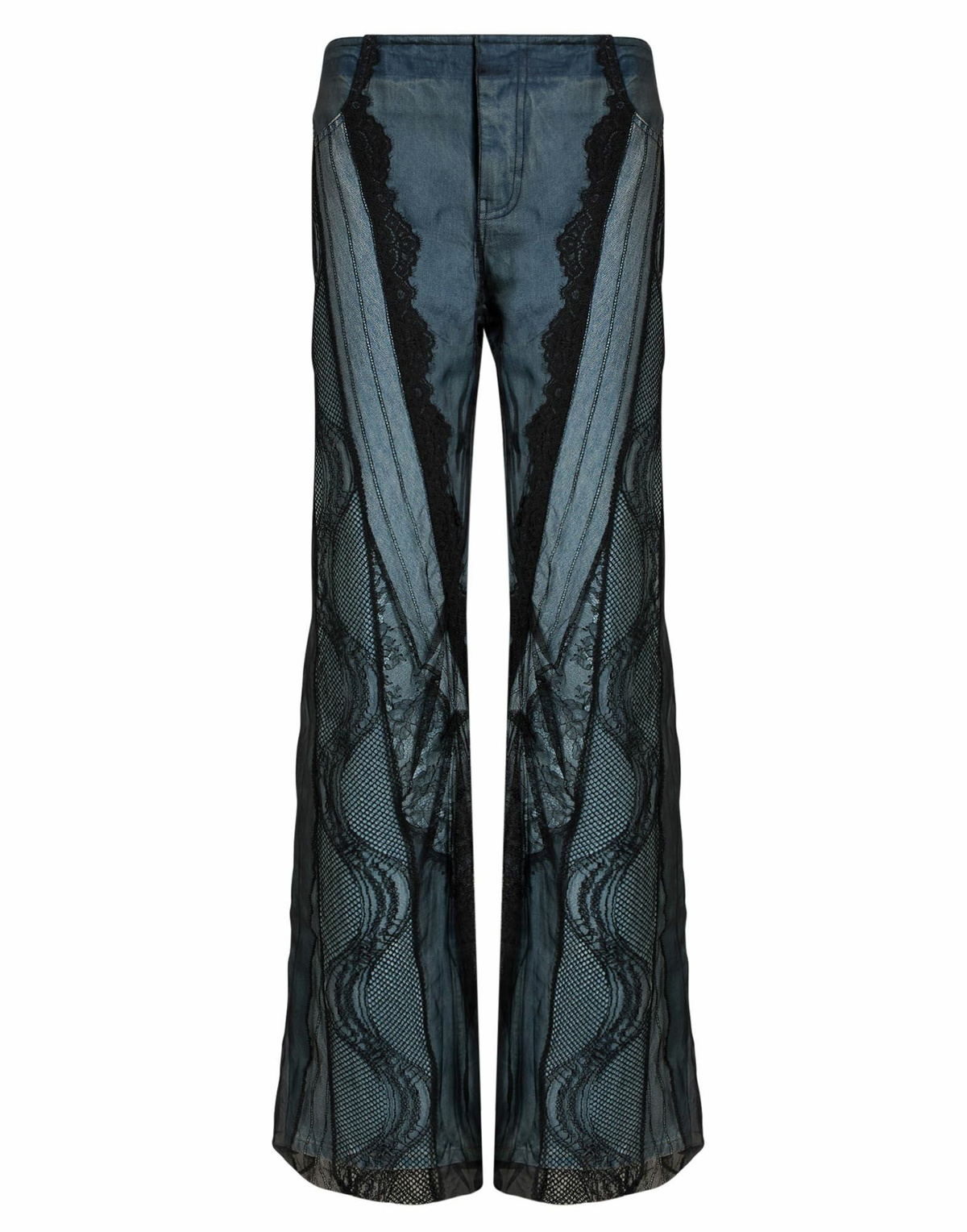 Christopher Esber Womens Jeans in Blue