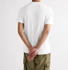 ADIDAS ORIGINALS - Logo-Embroidered Cotton-Jersey T-Shirt - White