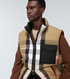 Burberry - Reversible checked down vest