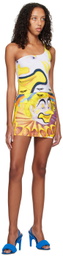 TYT Yellow Stop Clownin' Around Miniskirt