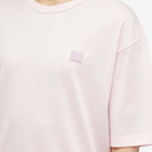 Acne Studios Men's Exford Face T-Shirt in Light Pink