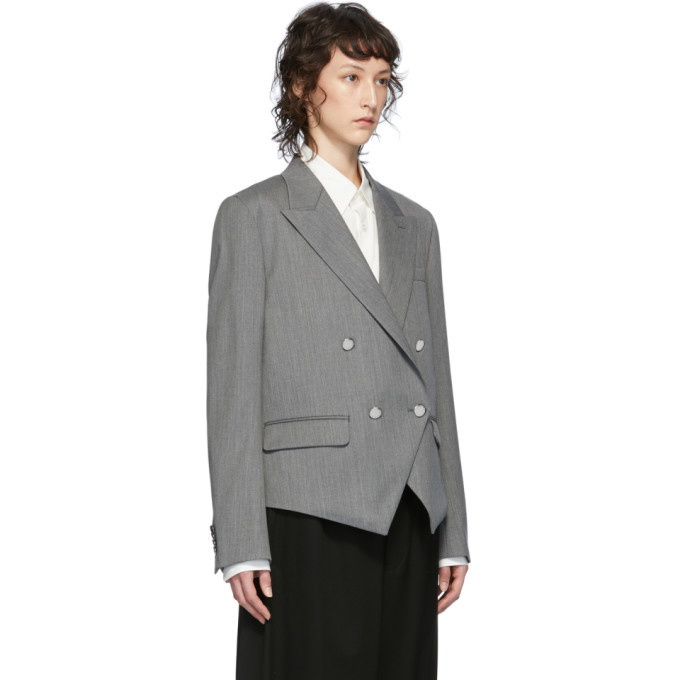 Fumito Ganryu single-breasted wool blazer - Black