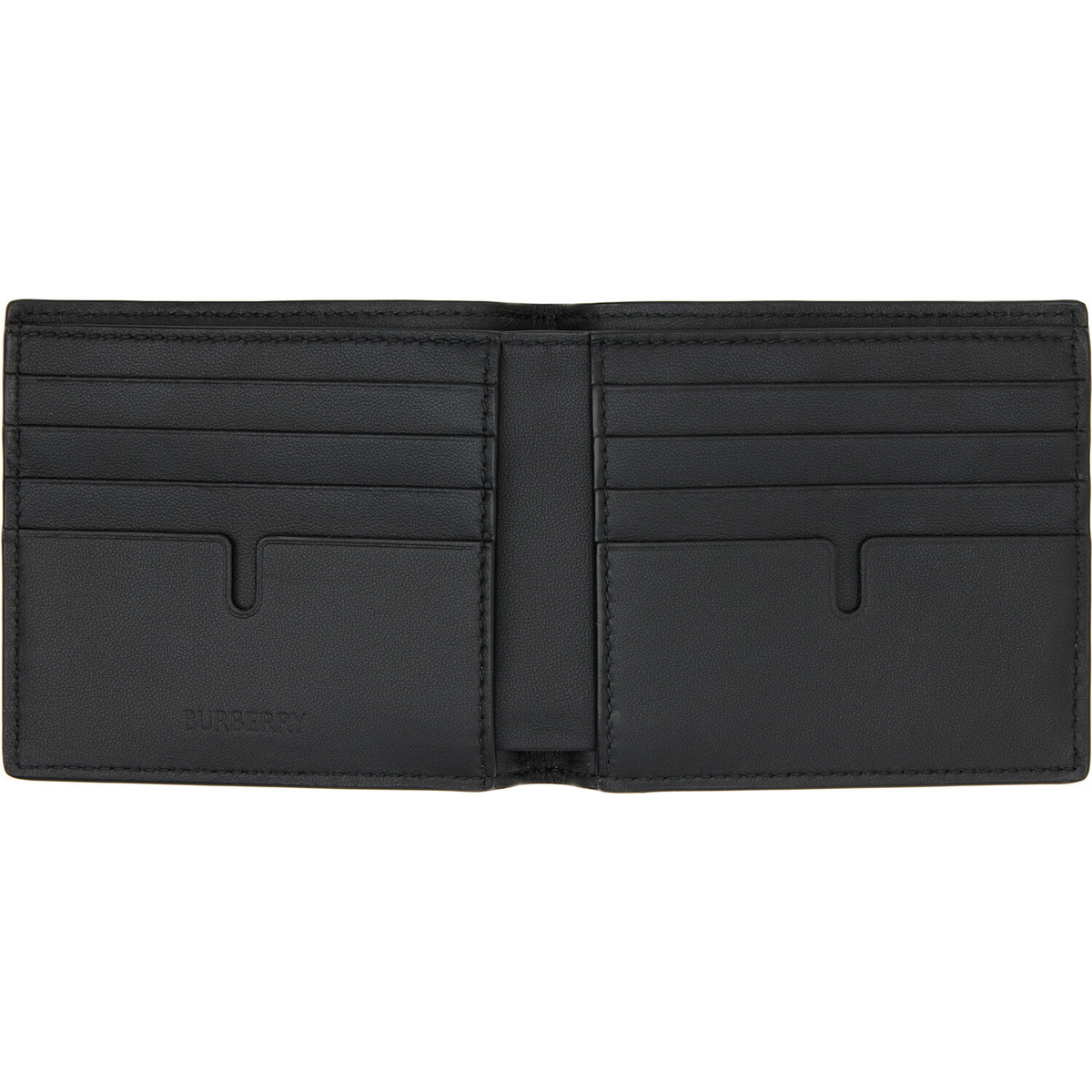 Burberry Gray City Check Bifold Wallet