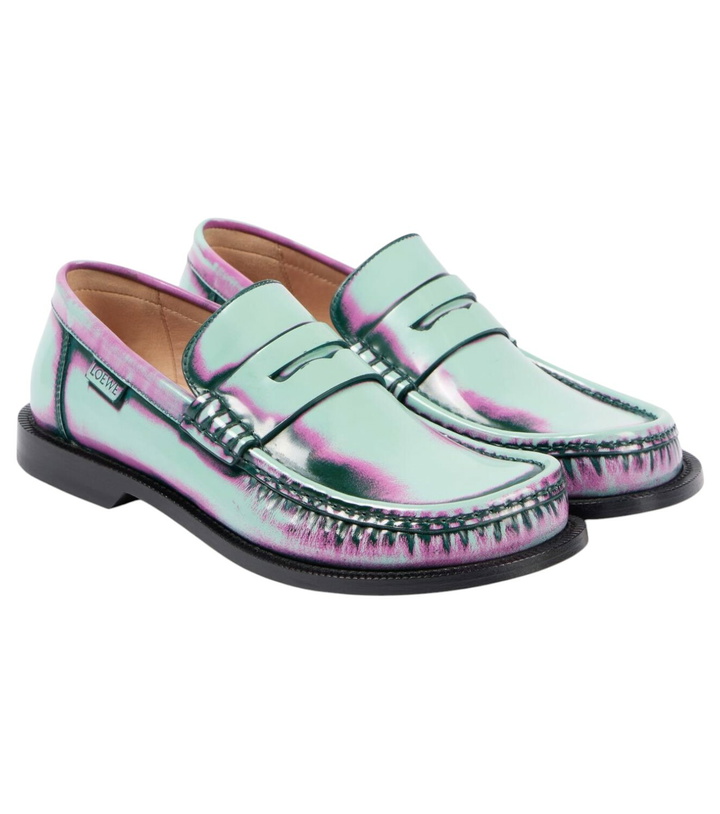Photo: Loewe Campo leather penny loafers