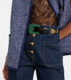 Valentino Garavani VLogo embellished leather belt
