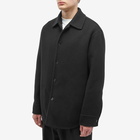 Jil Sander Men's Wool Overshirt in Black