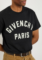 Givenchy Logo-appliquéd Cotton T-shirt Navy