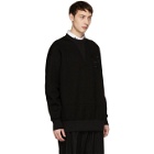 Alexander McQueen Black Neoprene Sweatshirt
