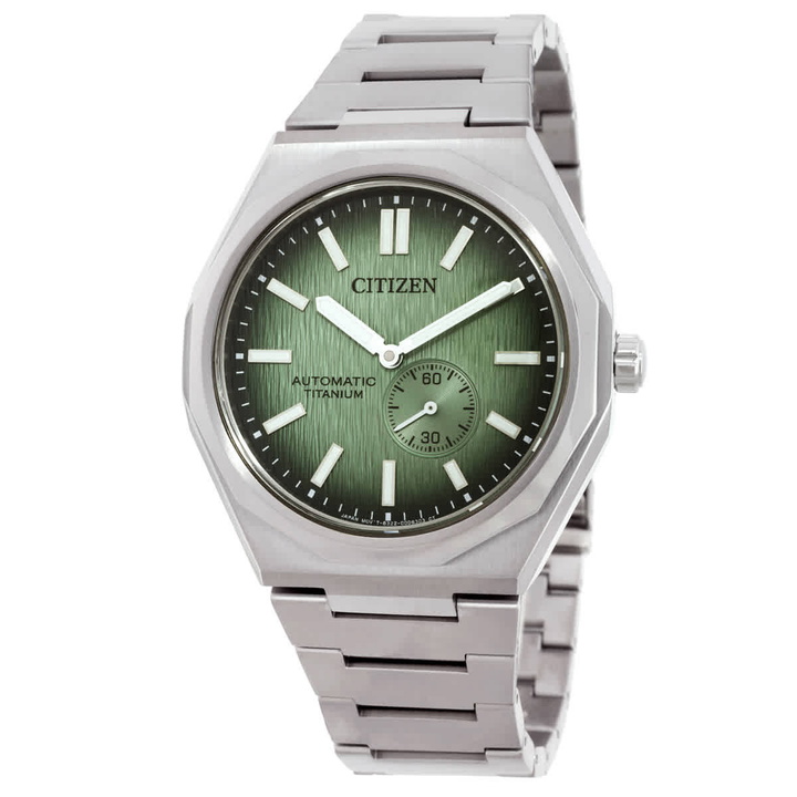 Photo: Citizen Zenshin 60 Automatic Green Dial Mens Watch NK5020-58X
