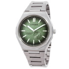 Citizen Zenshin 60 Automatic Green Dial Mens Watch NK5020-58X