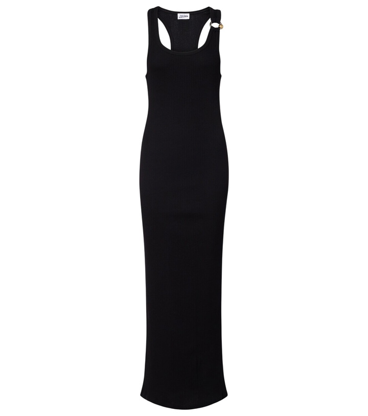 Jean Paul Gaultier Asymmetrical printed trompe l'il midi dress Jean Paul  Gaultier