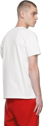 Alexander McQueen White Zip Logo T-Shirt