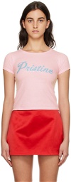 Pristine SSENSE Exclusive Pink Glitter T-Shirt