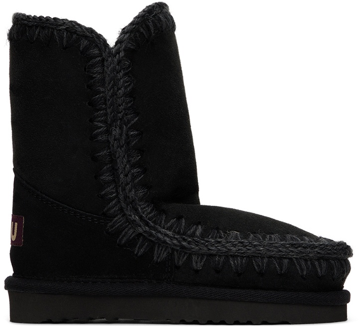 Photo: Mou Kids Black Suede Boots