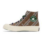 Converse Green and Orange Chuck 70 High Sneakers