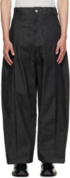 SAGE NATION Black Box Pleat Jeans