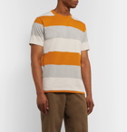Norse Projects - Johannes Striped Cotton-Jersey T-Shirt - Orange