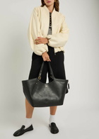Coach Gramercy Grained Leather Tote - Black - One Size