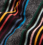 Paul Smith - Striped Cotton-Blend Socks - Men - Black