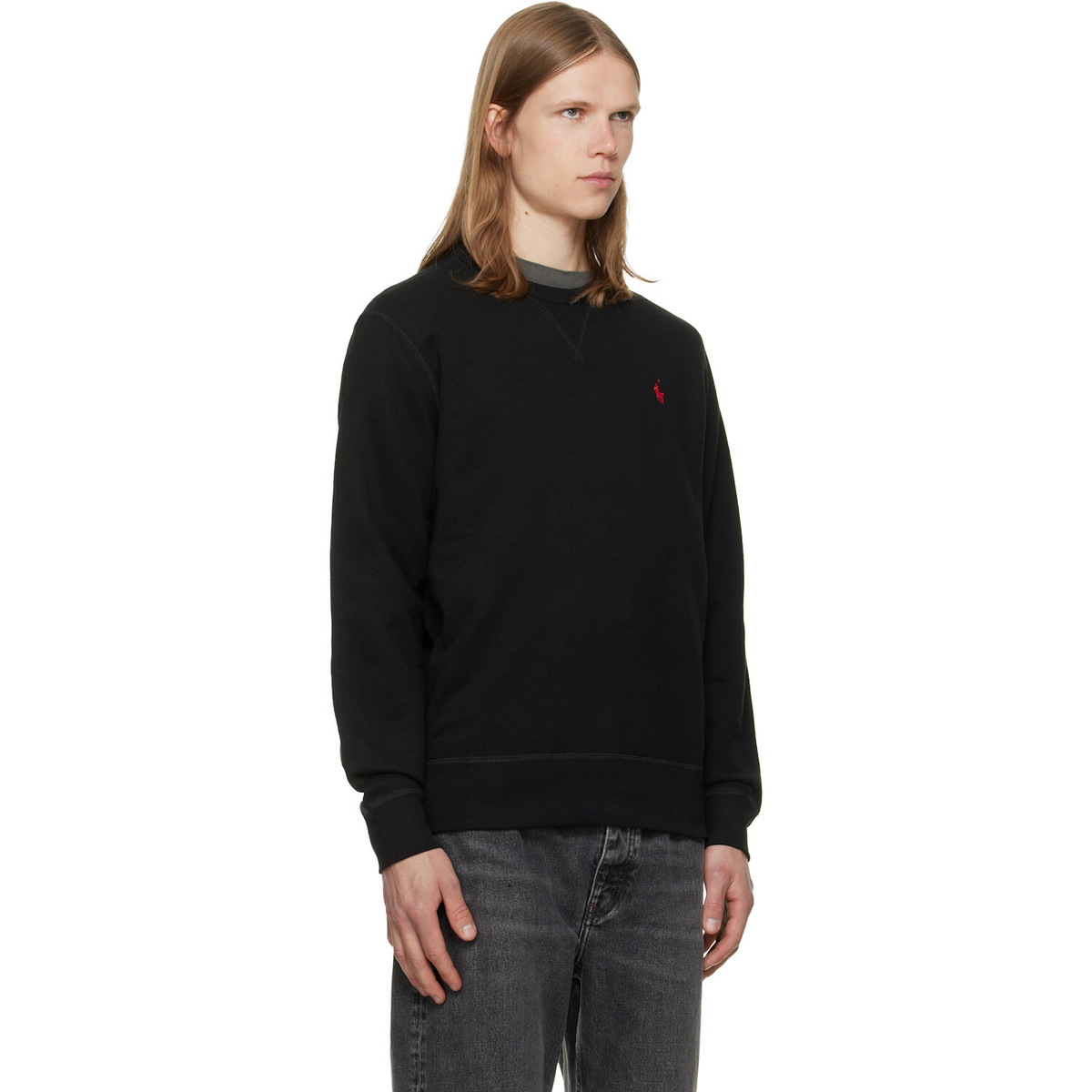 Polo Ralph Lauren Black 'The RL Fleece' Sweatshirt