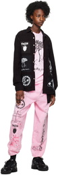 WESTFALL Pink Smudged Lounge Pants