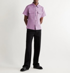 BOTTEGA VENETA - Stretch-Cotton Shirt - Purple