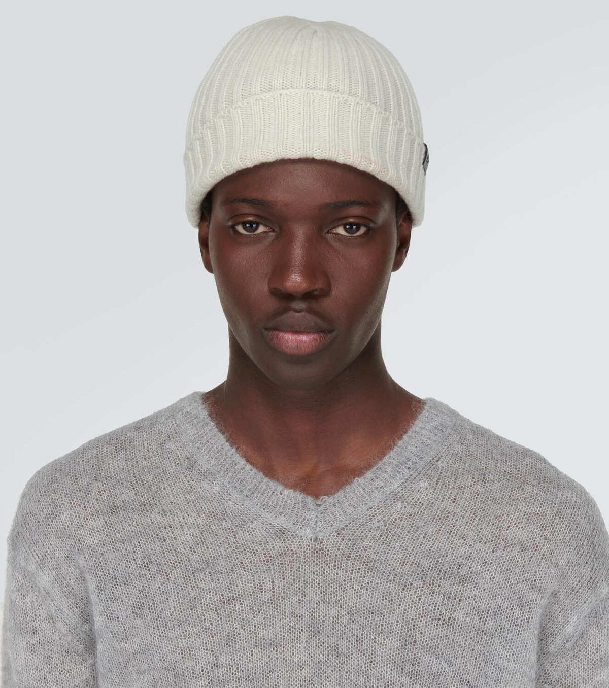 Tom Ford Ribbed-knit cashmere beanie TOM FORD