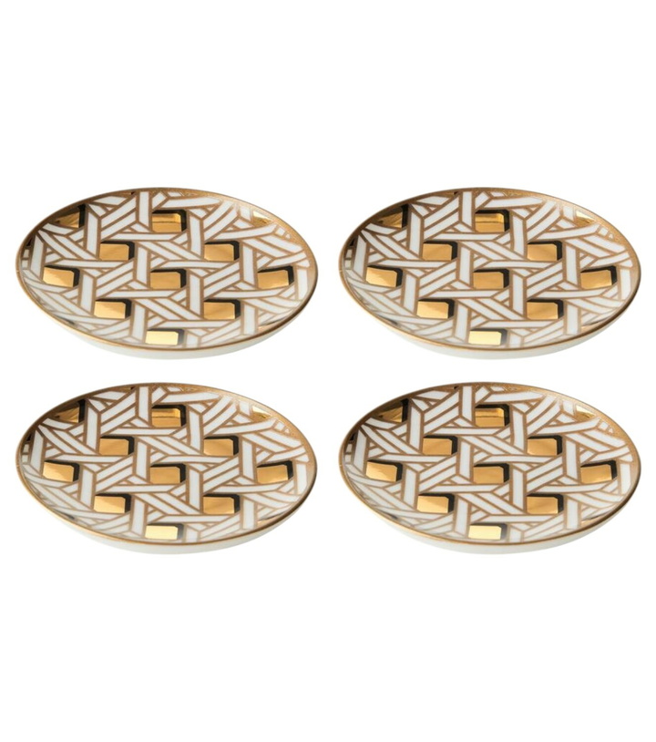 Photo: Jonathan Adler Basketweave set of 4 coasters