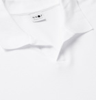 NN07 - Paul Cotton and Modal-Blend Piqué Polo Shirt - White