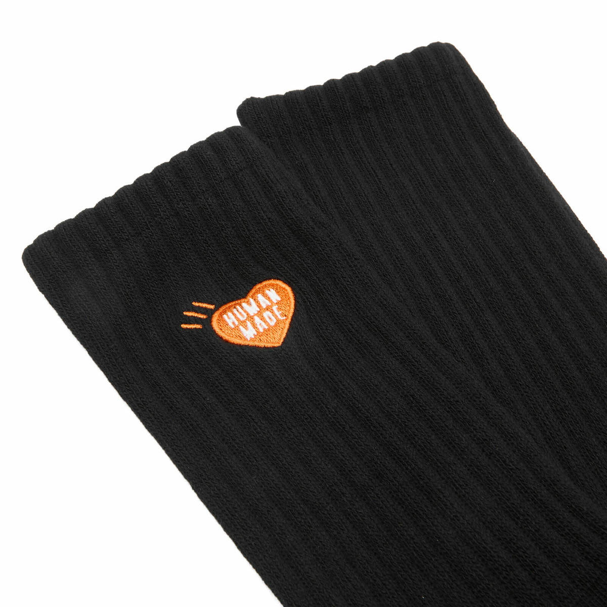 Human Made Men's Pile Heart Socks in Black