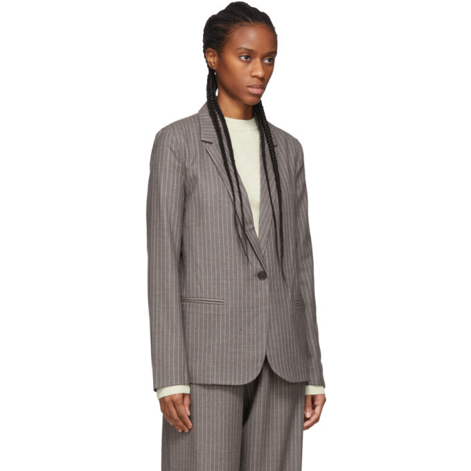 6397 Grey Pinstripe Perfect Blazer 6397