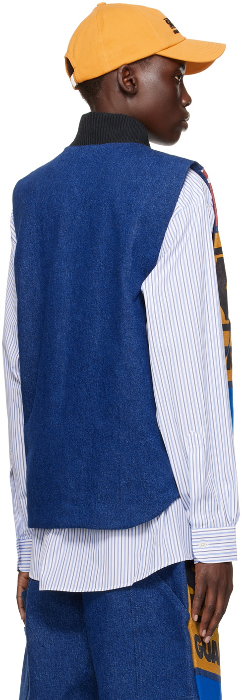 Sky High Farm Workwear Multicolor Construction Denim Vest