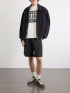 Satoshi Nakamoto - Explicit Codex Logo-Print Distressed Cotton-Jersey T-Shirt - White