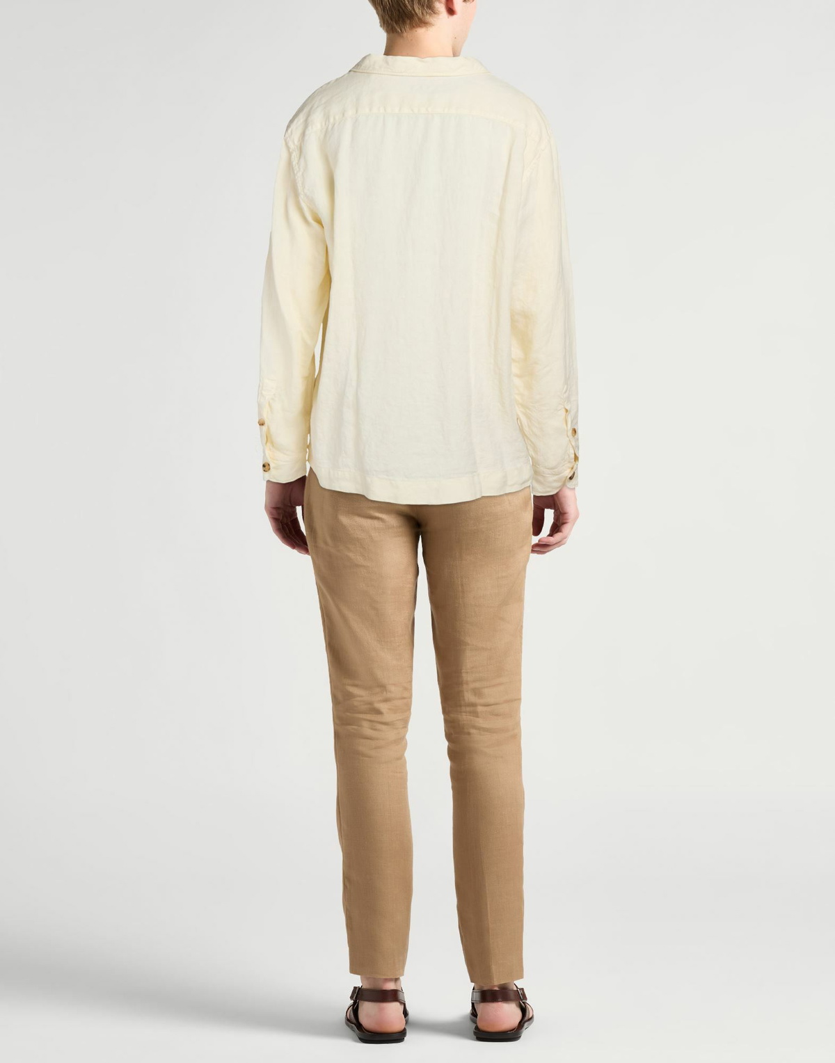Boglioli Mens Shirt in Ivory