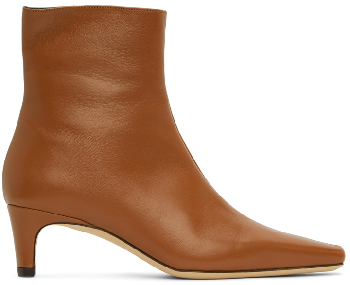 Photo: Staud Tan Wally Ankle Boots