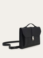 Ferragamo Mens Hug buckle briefcase in Black