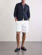 PIACENZA 1733 - Cashmere and Linen-Blend Zip-Up Sweater - Black