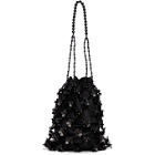 Simone Rocha Black Beaded Market Bag