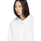 Balenciaga White Swing Collar Shirt