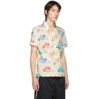 Gucci Off-White and Multicolor Disney Edition Mouse Short Sleeve Shirt